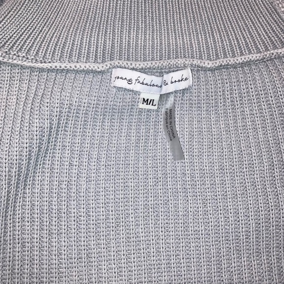 Young Fabulous & Broke Cameron Sweater, Size: M/L - Picture 6 of 8